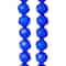 12 Pack: Sapphire Glass Faceted Round Beads, 14mm by Bead Landing™